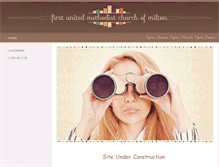 Tablet Screenshot of miltfumc.org